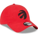 czerwona-zakrzywiona-czapka-regulowana-9twenty-draft-edition-2023-toronto-raptors-nba-od-new-era