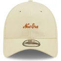 beige-verstellbare-9twenty-herringbone-curved-cap-von-new-era