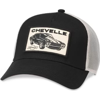 Casquette trucker noire et blanche snapback Chevelle by Chevrolet Valin American Needle