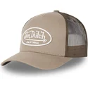 gorra-trucker-marron-ajustable-lof-b3-de-von-dutch