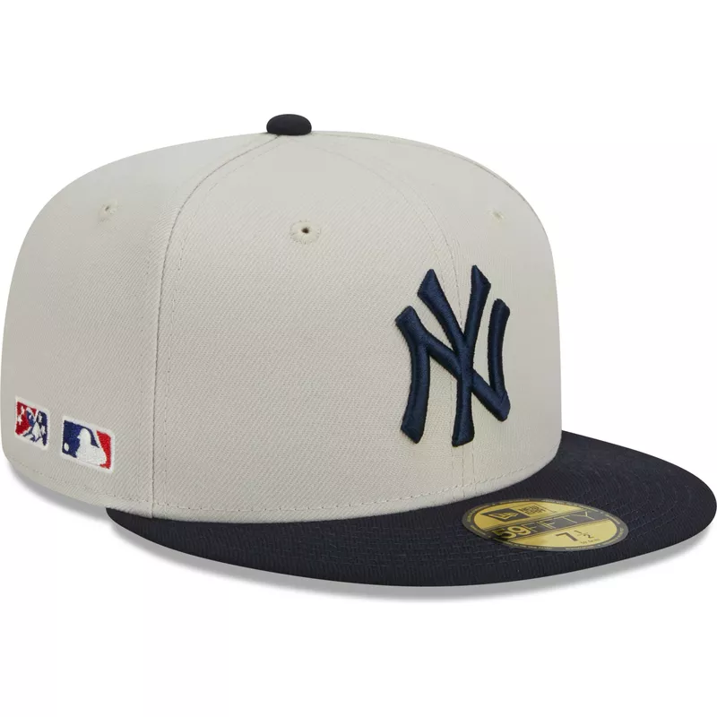 https://static.caphunters.ca/37121-large_default/new-era-flat-brim-59fifty-farm-team-new-york-yankees-mlb-grey-and-navy-blue-fitted-cap.webp