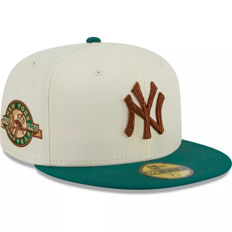 https://static.caphunters.ca/37177-large_default/new-era-flat-brim-brown-logo-59fifty-camp-new-york-yankees-mlb-grey-and-green-fitted-cap.webp