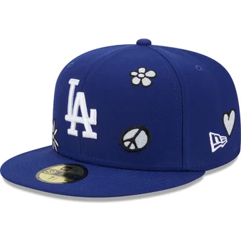 Καπέλο με ίσιο γείσο μπλε προσαρμοσμένο 59FIFTY Sunlight Pop των Los Angeles Dodgers MLB της New Era