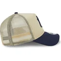 casquette-trucker-beige-et-bleue-marine-9forty-a-frame-all-day-trucker-new-york-yankees-mlb-new-era