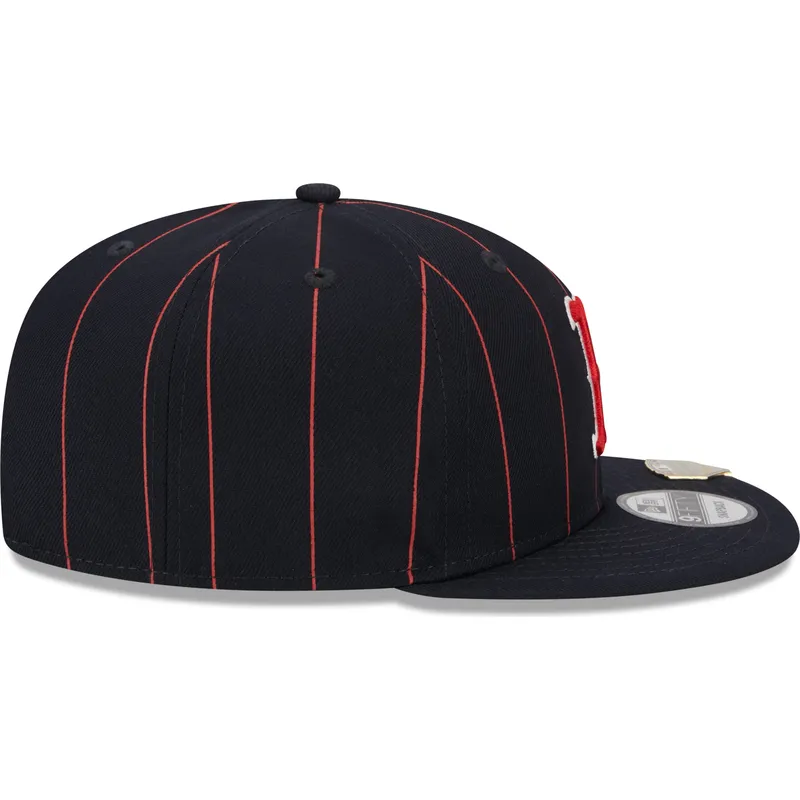 snapback-9fifty-pinstripe-visor-clip-boston-red-sox-mlb-new-era