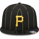 czarna-plaska-czapka-snapback-9fifty-pinstripe-visor-clip-pittsburgh-pirates-mlb-new-era