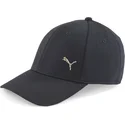 gorra-curva-negra-ajustable-gold-metal-cat-de-puma