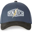 gorra-curva-azul-marino-y-negra-ajustable-fla3-de-von-dutch