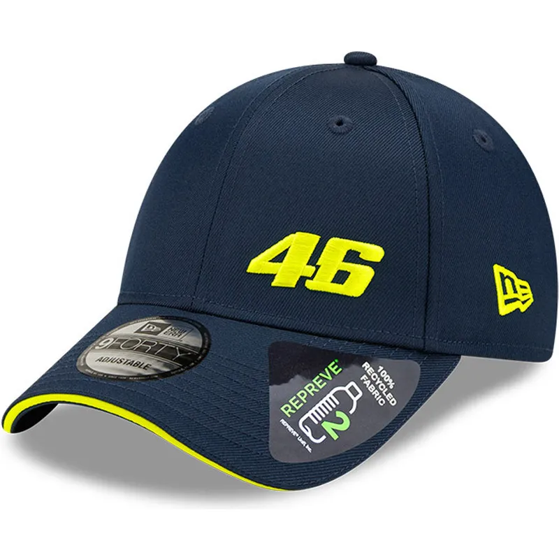 Valentino Rossi - Vr46 Classic-Stripes, Cappello Uomo, 100% Cotone, Collezione 2019