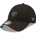 casquette-courbee-noire-ajustable-9forty-repreve-flag-sandwich-ducati-motor-motogp-new-era