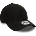 gorra-curva-negra-ajustable-con-logo-negro-9forty-repreve-de-tottenham-hotspur-football-club-premier-league-de-new-era