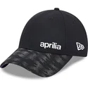 gorra-curva-negra-ajustable-9forty-reflective-visor-de-aprilia-piaggio-de-new-era