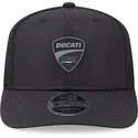 casquette-trucker-noire-9fifty-stretch-snap-ripstop-ducati-motor-motogp-new-era