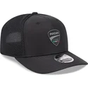 casquette-trucker-noire-9fifty-stretch-snap-ripstop-ducati-motor-motogp-new-era