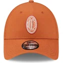 gorra-curva-naranja-ajustable-9forty-seasonal-de-ac-milan-serie-a-de-new-era