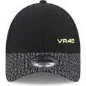 justerbar-svart-bojd-keps-9forty-reflective-visor-av-valentino-rossi-vr46-motogp-fran-new-era