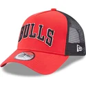 gorra-trucker-roja-a-frame-team-script-de-chicago-bulls-nba-de-new-era