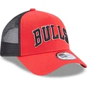 gorra-trucker-roja-a-frame-team-script-de-chicago-bulls-nba-de-new-era