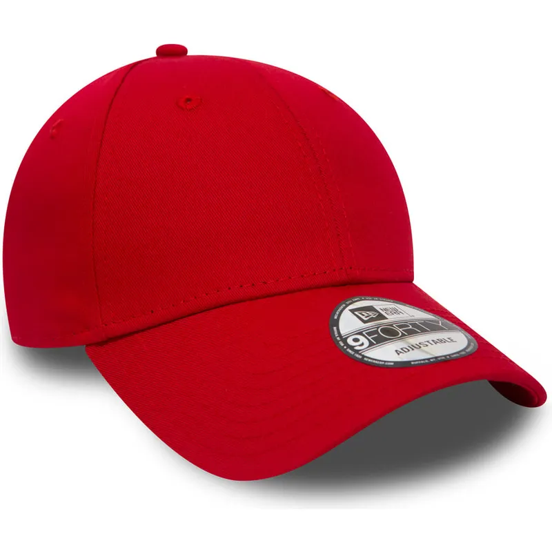 9forty-basic-flag-new-era-verstellbare-rote-curved-cap