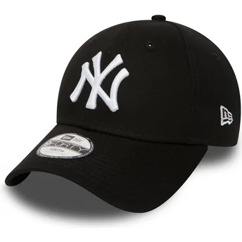 gorra-curva-negra-ajustable-para-nino-9forty-essential-de-new-york-yankees-mlb-de-new-era