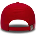 rote-verstellbare-curved-cap-9forty-flawless-logo-der-new-york-yankees-mlb-von-new-era