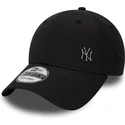 new-era-curved-brim-9forty-flawless-logo-new-york-yankees-mlb-adjustable-cap-schwarz