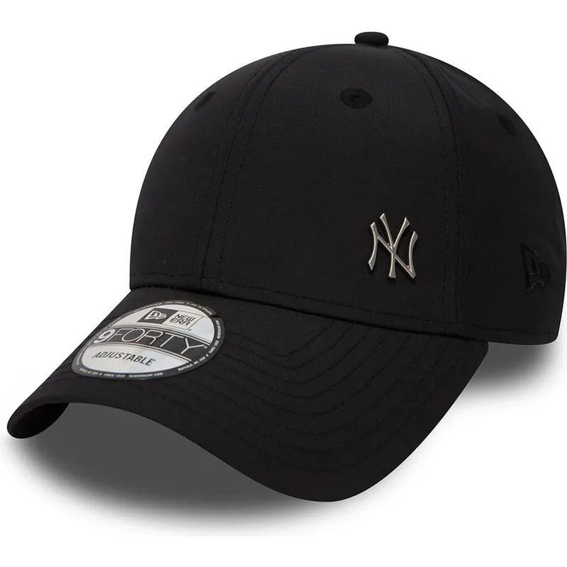 schwarze-verstellbare-curved-cap-9forty-flawless-logo-der-new-york-yankees-mlb-von-new-era