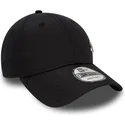 new-era-curved-brim-9forty-flawless-logo-new-york-yankees-mlb-adjustable-cap-schwarz