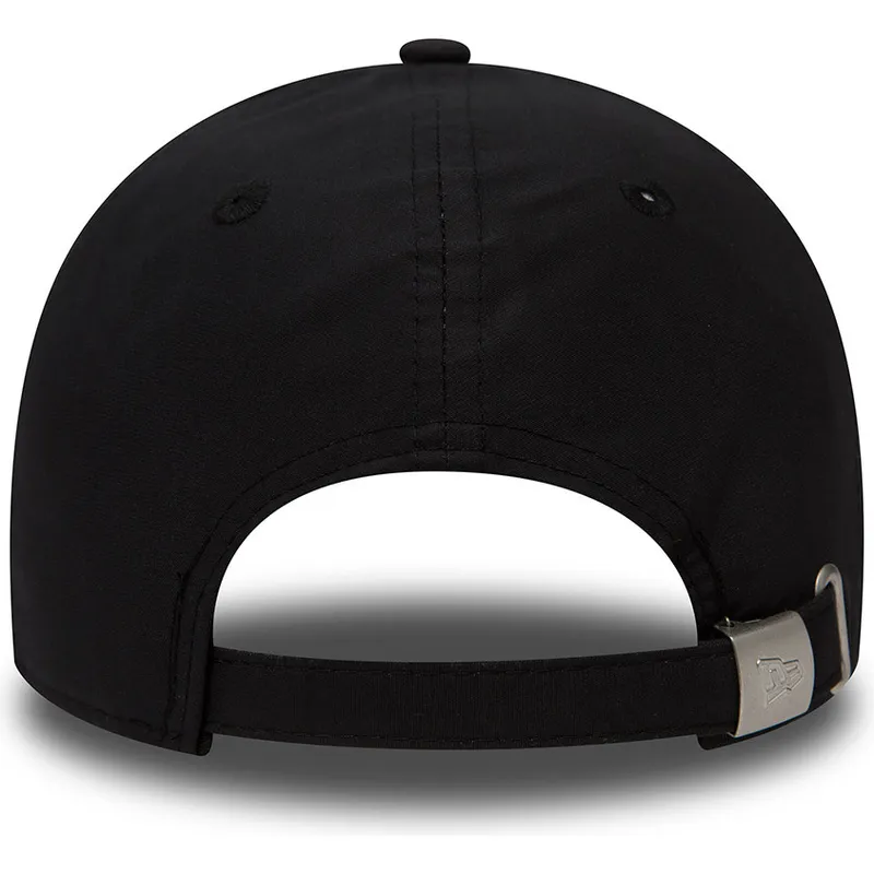 schwarze-verstellbare-9forty-kappe-mit-gebogenem-schirm-makellosem-new-york-yankees-mlb-logo-von-new-era