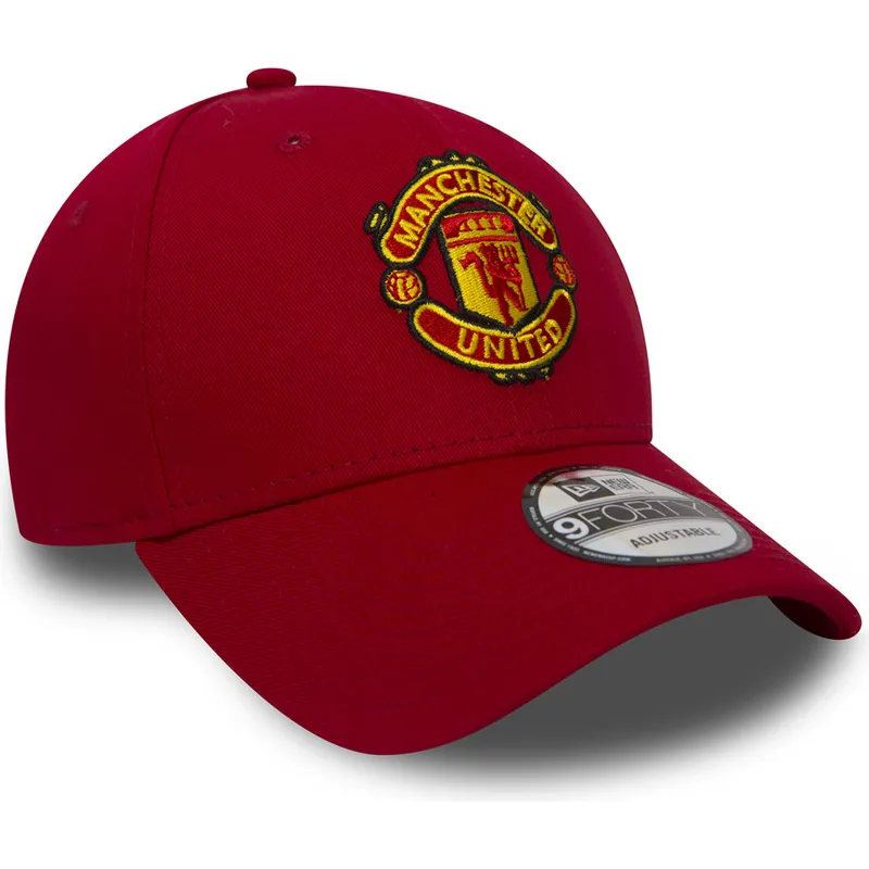 czerwona-regulowana-czapka-z-zakrzywionym-daszkiem-9forty-essential-manchester-united-football-club-new-era