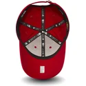 rote-verstellbare-curved-cap-9forty-essential-von-manchester-united-football-club-von-new-era