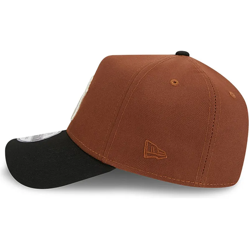 gorra-curva-marron-y-negra-snapback-9forty-a-frame-harvest-de-new-york-yankees-mlb-de-new-era