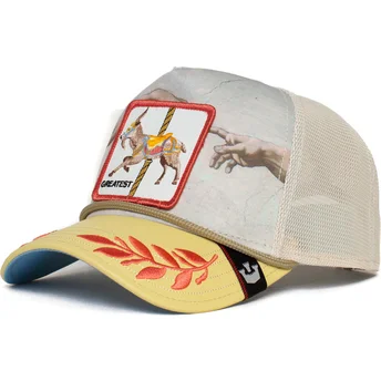 Gorra trucker multicolor cabra Greatest Maximum Carousel The Farm de Goorin Bros.