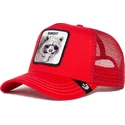 gorra-trucker-roja-mapache-the-bandit-the-farm-de-goorin-bros