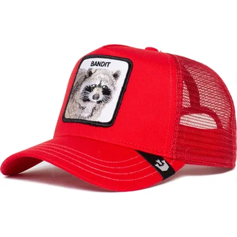 Gorra trucker roja mapache The Bandit The Farm de Goorin Bros.