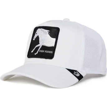 gorra-trucker-blanca-caballo-platinum-high-the-farm-de-goorin-bros