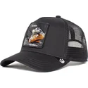 casquette-trucker-noire-serpent-mamba-the-farm-goorin-bros