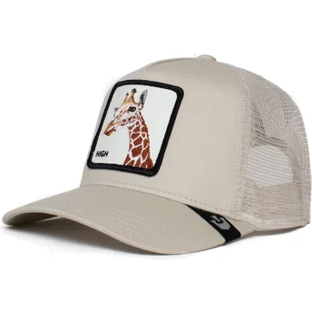 Beige Trucker-Kappe Giraffe High Truckin The Farm von Goorin Bros.