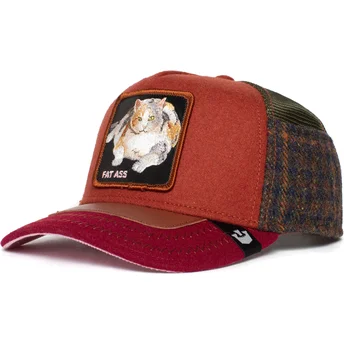 Gorra trucker multicolor gato Freshman Fifteen Ass Play...