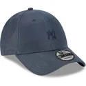 gorra-curva-azul-marino-ajustable-con-logo-azul-marino-9forty-millerain-de-new-york-yankees-mlb-de-new-era