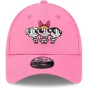 casquette-courbee-rose-ajustable-pour-enfant-9forty-belle-bulle-et-rebelle-les-supers-nanas-new-era