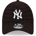 gorra-curva-marron-ajustable-9forty-flannel-de-new-york-yankees-mlb-de-new-era