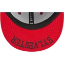 gorra-plana-negra-y-roja-snapback-9fifty-de-silvestre-looney-tunes-de-new-era