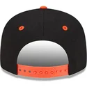 gorra-plana-negra-y-naranja-snapback-9fifty-de-pato-lucas-looney-tunes-de-new-era