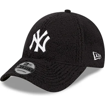 Gorra curva negra ajustable 9FORTY Teddy de New York...