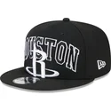 gorra-plana-negra-snapback-9fifty-tip-off-2023-de-houston-rockets-nba-de-new-era