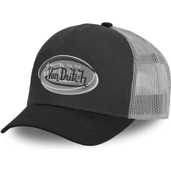 Schwarze und graue Trucker-Kappe ADEC BLK von Von Dutch