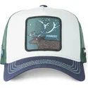 gorra-trucker-blanca-verde-y-azul-ciervo-forest-cas2-for3-fantastic-beasts-de-capslab