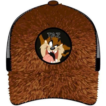 Καπέλο καφέ και μαύρο trucker Diablo de Tasmania FUR1 TAZ1 Looney Tunes από Capslab