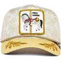 gorra-trucker-blanca-y-beige-caballo-high-horse-altus-equo-carousel-the-farm-de-goorin-bros